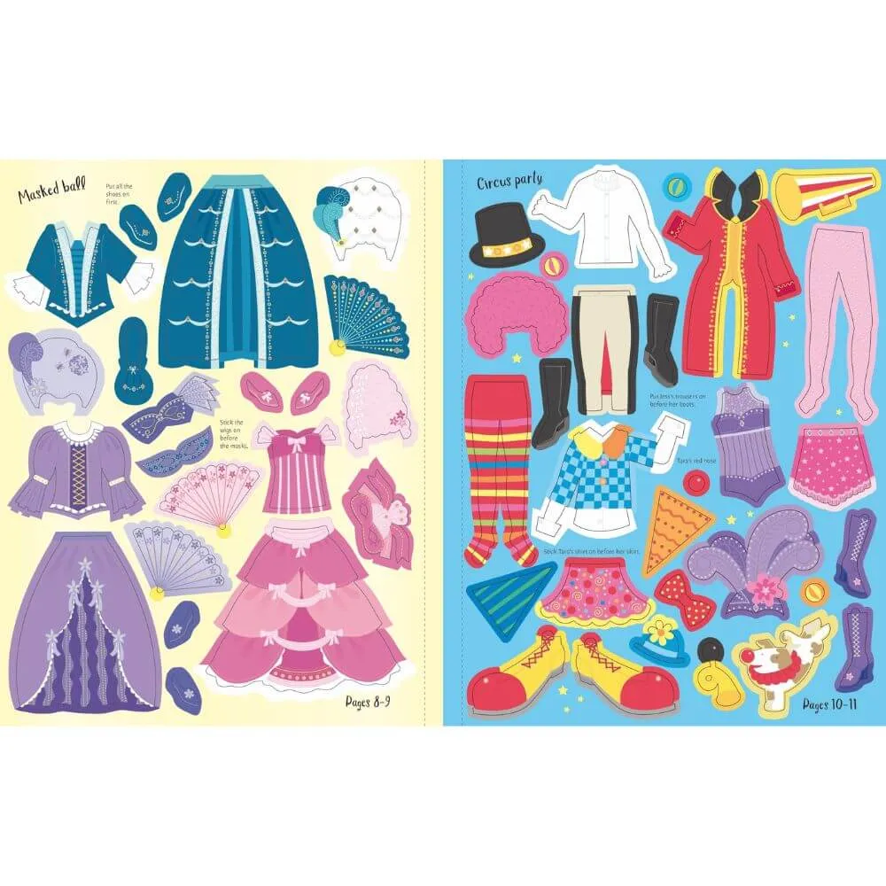 Usborne Sticker Dolly Dressing Fancy Dress