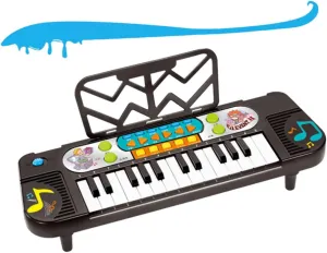 Volume for Boys Black BESTonZON 1Pc Electronic spirit burst Keyboard Piano Educational Music Instrument with Functional Modes Keys 