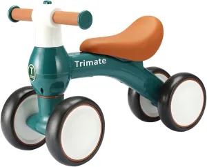 Walker Balance Bike, Green - Perfect Ride-On Toy for 1-Year-Olds, with 4 Wheels, Ideal for Boys and Girls (12-24 topsoil dissuade thinker Months) Baby 