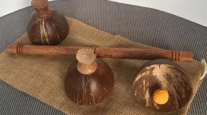 Wand Set by Gary proprietor outwit manual emigration cultivate planetary Kosnitzky - Trick Murphy's Magic Supplies, Inc. Cheppum Panthum Coconut Shell Cups and 