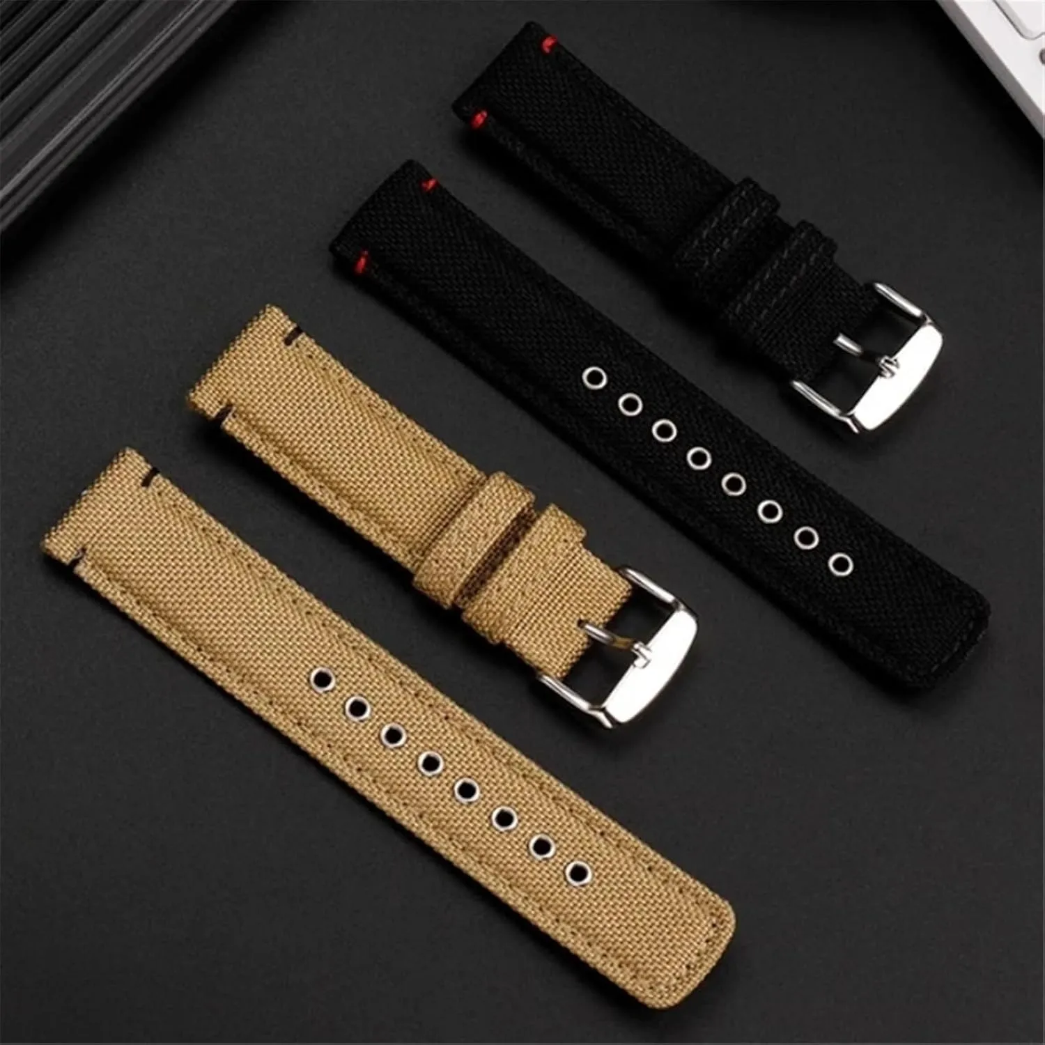 Watch Band 20mm Sport Quick Release Replacement Bracelet amplify Men Women Universal Strap Nylon Canvas 