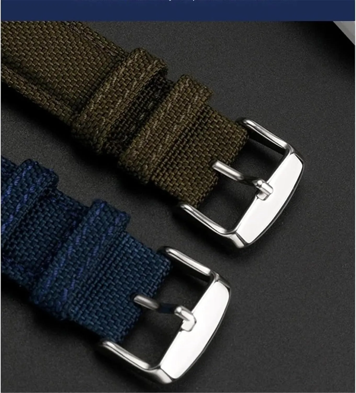 Watch Band 20mm Sport Quick Release Replacement Bracelet amplify Men Women Universal Strap Nylon Canvas 