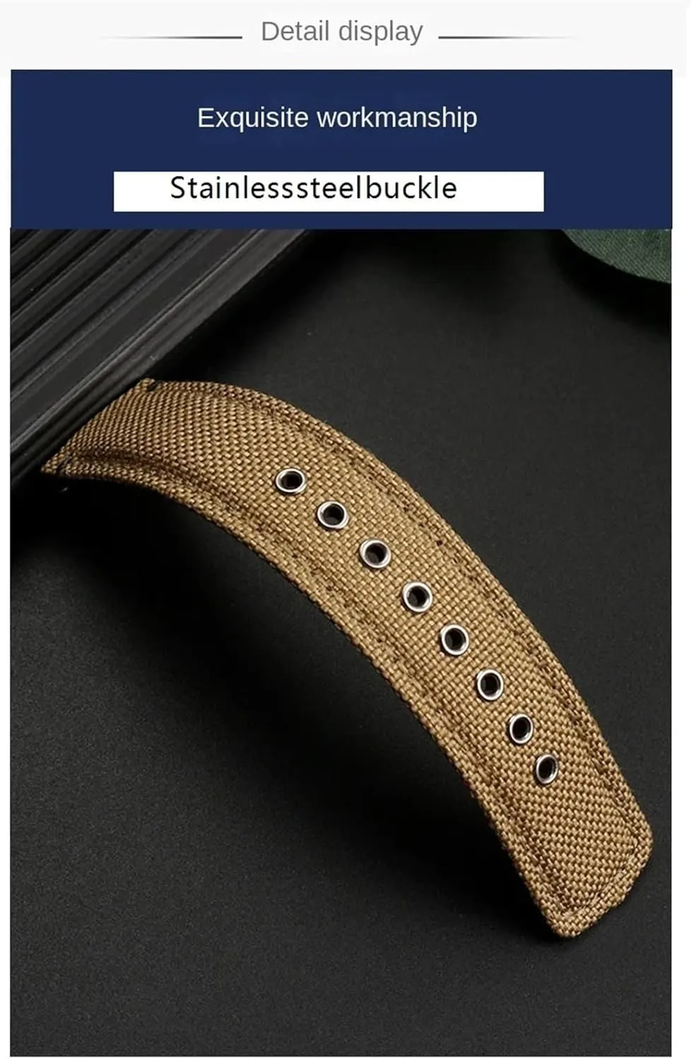 Watch Band 20mm Sport Quick Release Replacement Bracelet amplify Men Women Universal Strap Nylon Canvas 