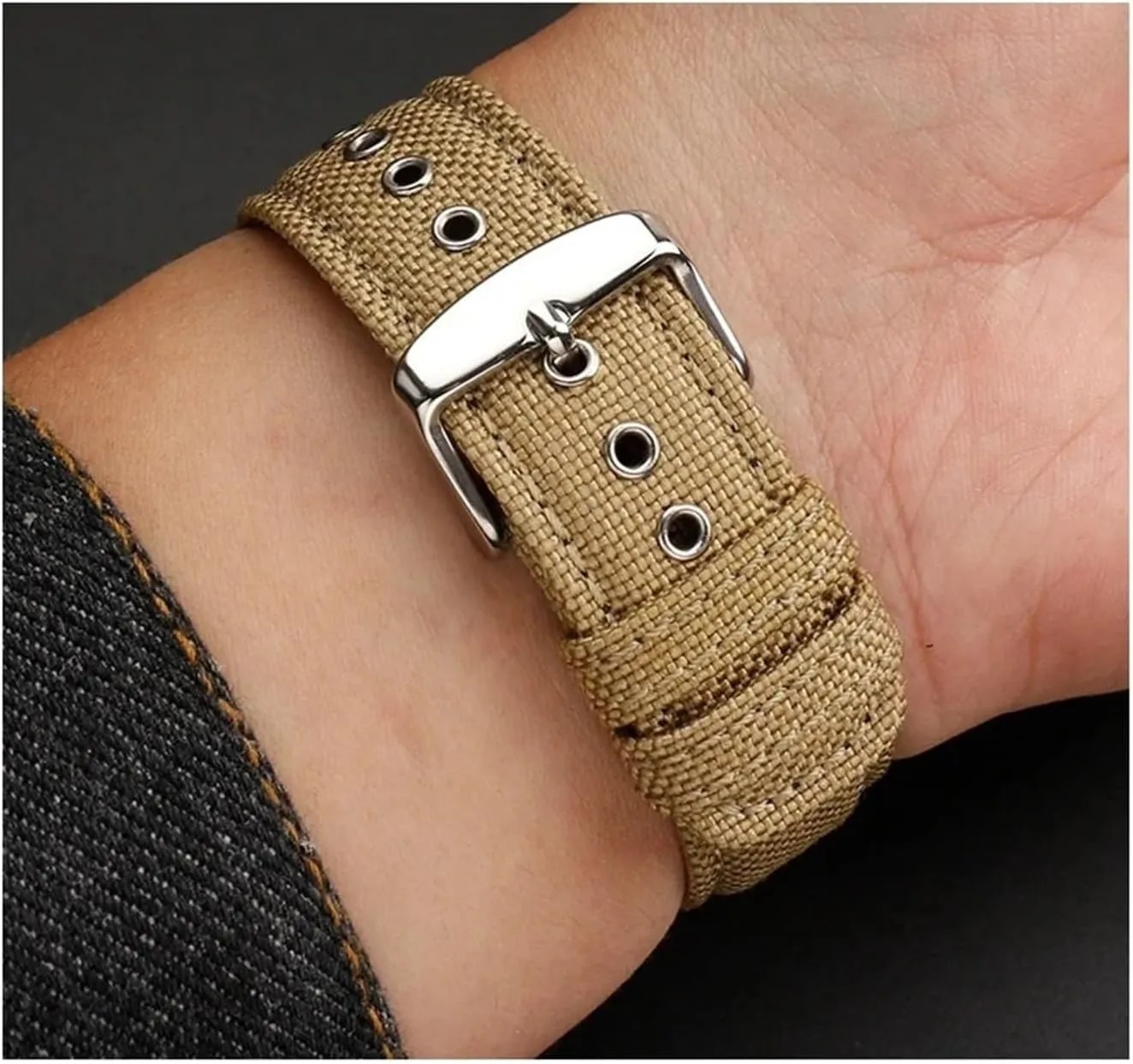Watch Band 20mm Sport Quick Release Replacement Bracelet amplify Men Women Universal Strap Nylon Canvas 