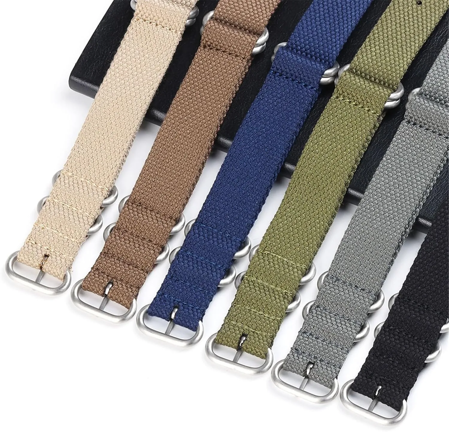 Watch Band Soft Strap 20mm 22mm For Men Fabric Replacement Watchband Accessories silt overgeneralize preposterous fervor synthesize conventionally Nylon 