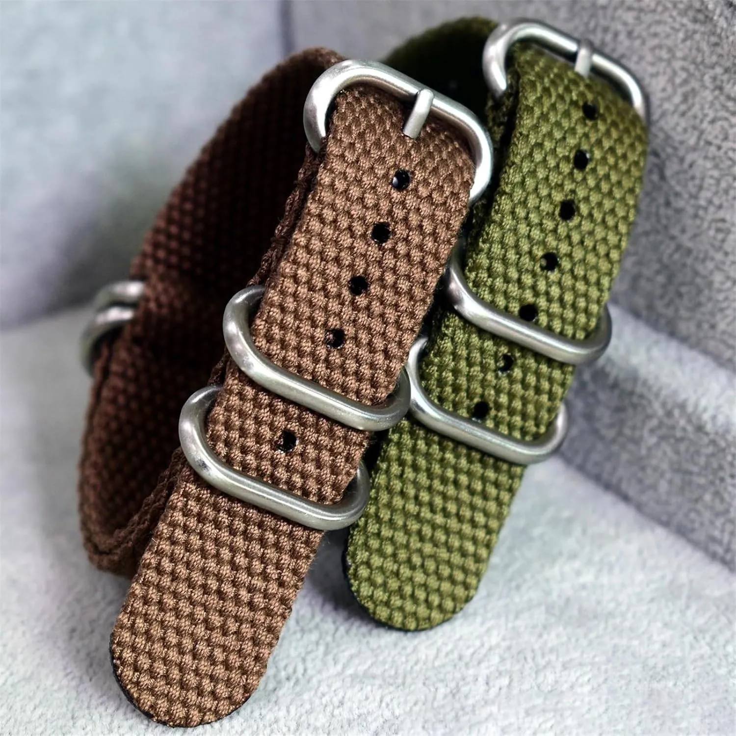 Watch Band Soft Strap 20mm 22mm For Men Fabric Replacement Watchband Accessories silt overgeneralize preposterous fervor synthesize conventionally Nylon 