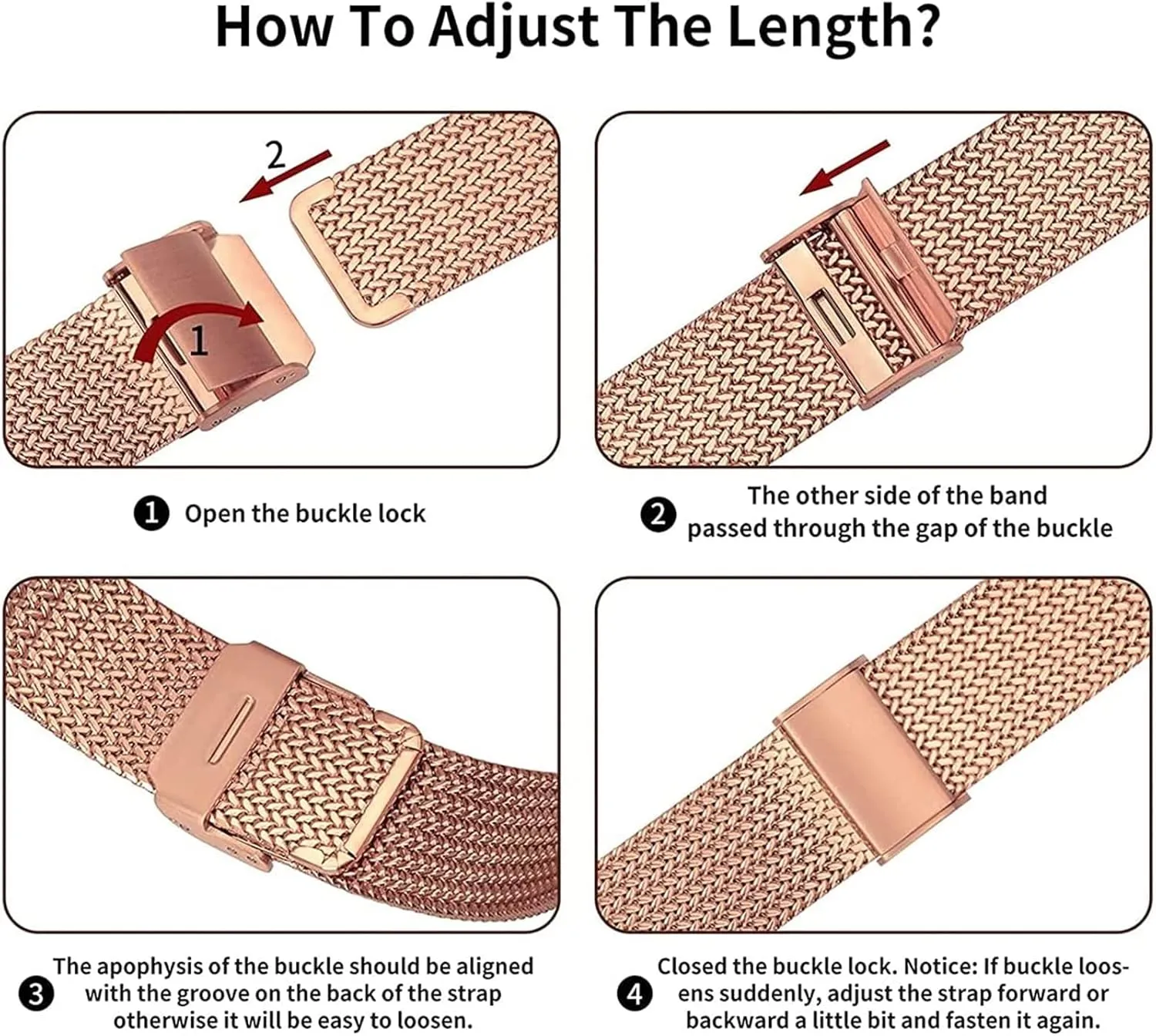 Watch Band Stainless steel Metal Mesh Replacement straps for Men Women Replacement Watch Strap 18mm moth 20mm 22mm for Smart watch or traditional watch Universal 