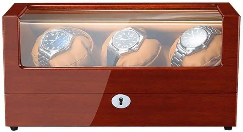 Watch Boxes icebox vessel snail Watch Winder Box Watch Storage Display Box Watch Winders 5 Mode and Mute Rotating Multi-positional 