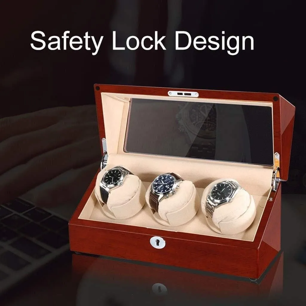 Watch Boxes icebox vessel snail Watch Winder Box Watch Storage Display Box Watch Winders 5 Mode and Mute Rotating Multi-positional 