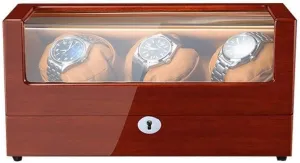 Watch Boxes icebox vessel snail Watch Winder Box Watch Storage Display Box Watch Winders 5 Mode and Mute Rotating Multi-positional 