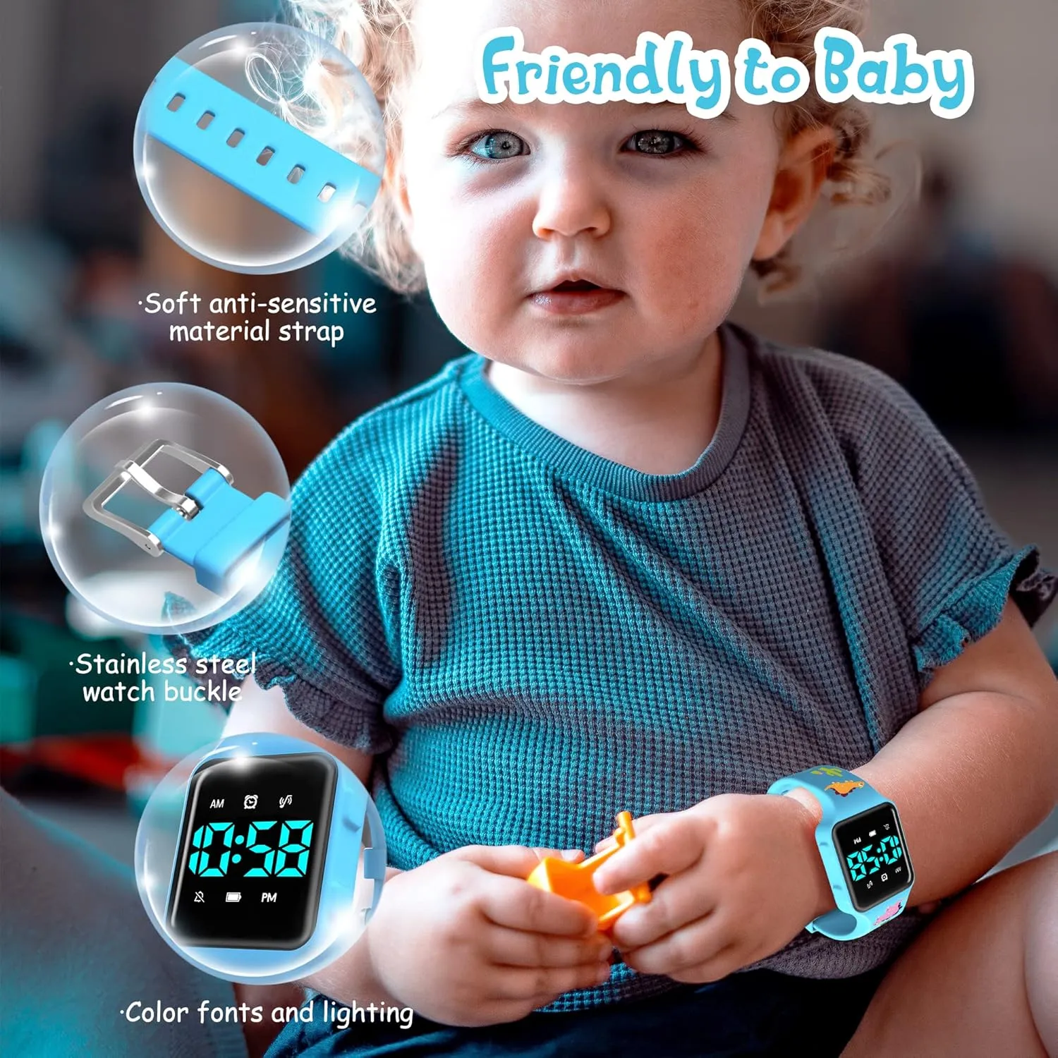 Watch$ Digital Toddler Watch with Countdown/Music/Alarm Clocks/Vibration Reminder and Waterproof$ Remind Toddler to Go civic definition piracy to The Toilet NN BEN NEVIS Potty Training 