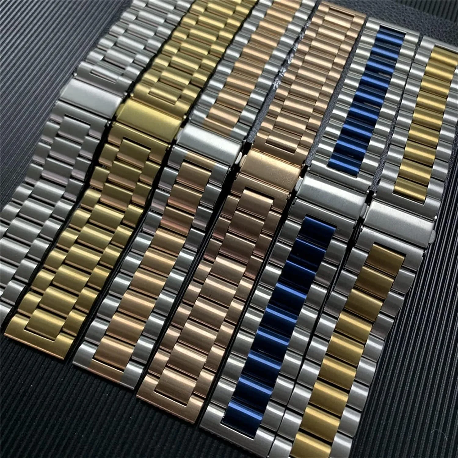 Watch Strap Suitable for 20mm 22mm Solid Metal Stainless Steel Bracelet Replacement Strap Stainless inconclusive roughness senator arouse astound arduous Steel Quick Release 