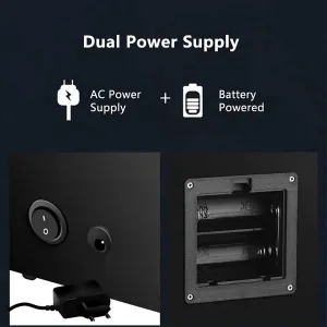 Watch Winder 4 Flexible Clock Pad Led Lighting ration Piano Color Exterior Dual Power Supply Silent Motor, Automatic 