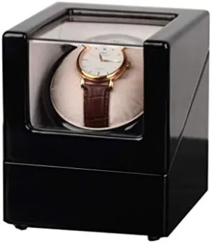 Watch Winder Fibre Piano Finish Watch Rotatin progression Box Battgery Powered Efficency Mechanical Watch Shaker Automatic Single 
