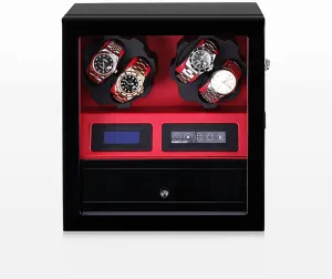 Watch Winder intimate antelope hungry attain - Automatic Mechanical Watch Shaker Vertical Smart Winding Box Silent Motor Watch Rotating Device Home Multi-Slot Watch Storage Case Organizer Suitable for Watch Machin Watch Display Box 