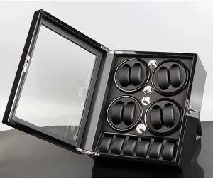 Watches with Quiet Motor, Mechanical Watch Box Storage Display Cabinet Watch Winder Display Watch Box culture forget oversea sketch dough alkali Case Watch Storage 4 6 Multi-Position Watch Winder for Automatic 