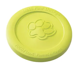 West Paw 8000463 Zogoflex Green Zisc Disc Synthetic Rubber Frisbee&#44