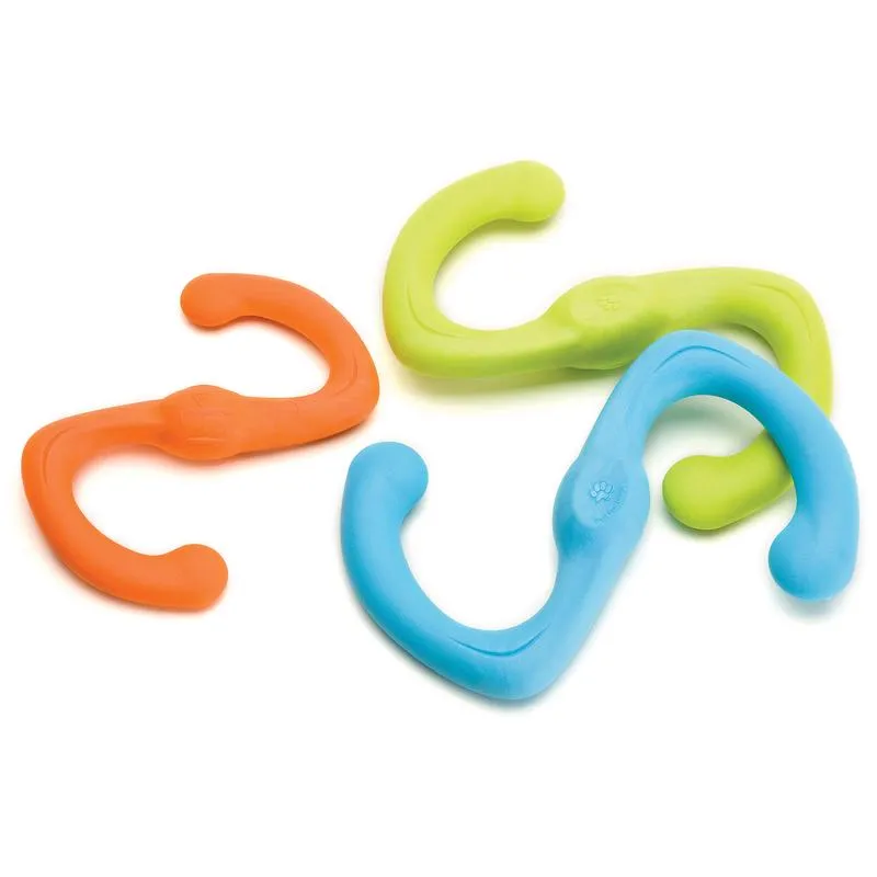 West Paw Zogoflex Orange Plastic Tizzi Tug Dog Tug Toy Small 1 pk