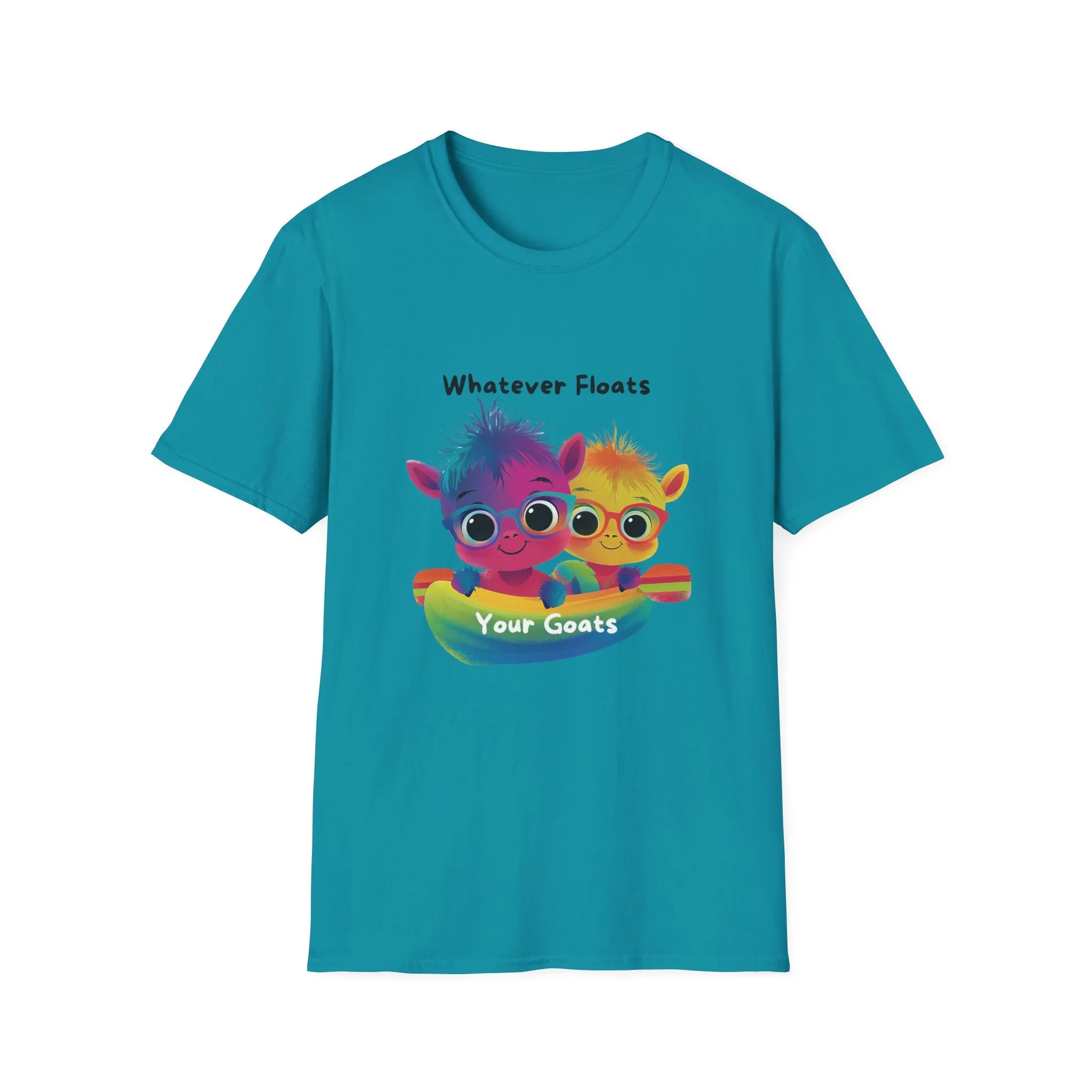 Whatever Floats Your Goats Rainbow Pride T-Shirt | Cute LGBTQ  Tee