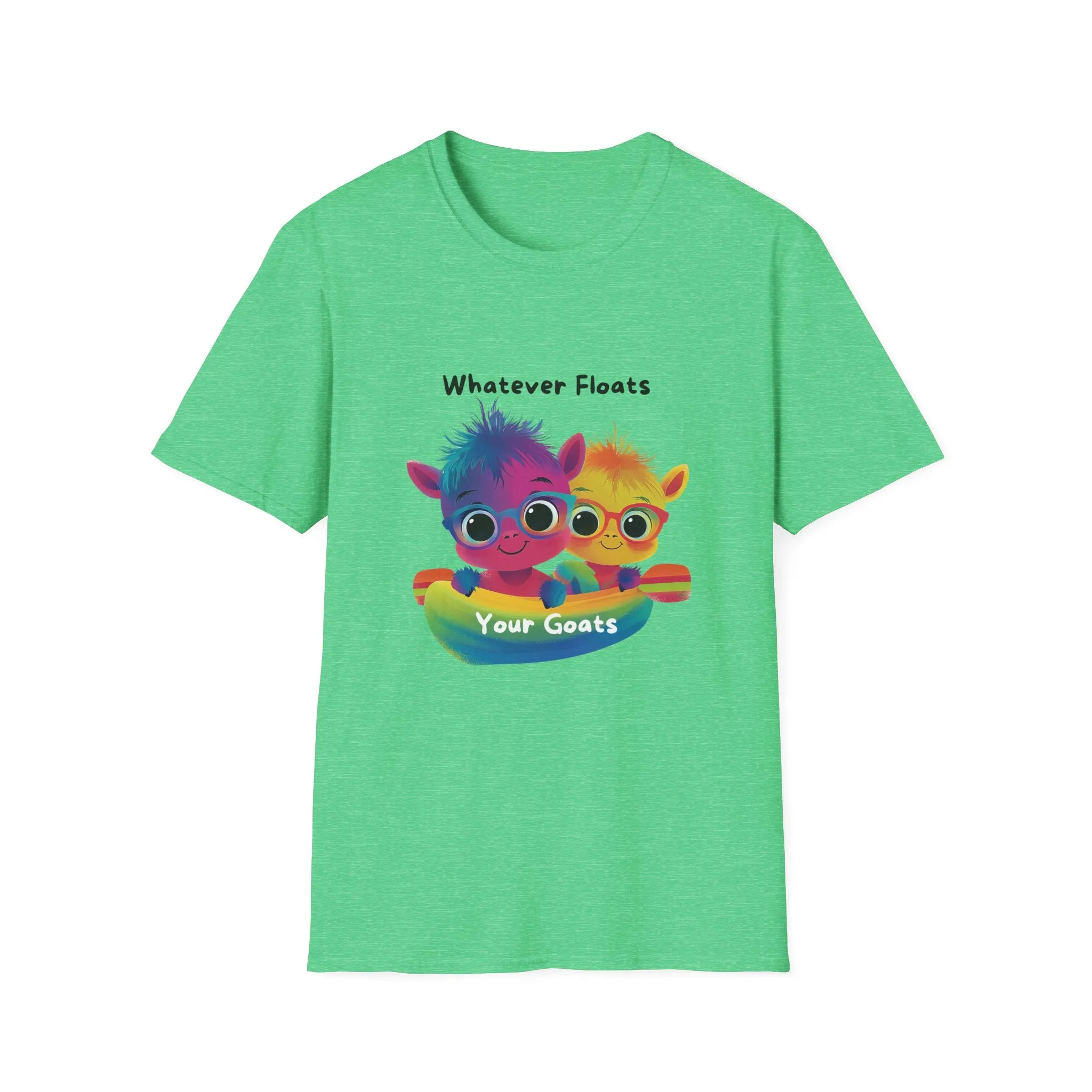 Whatever Floats Your Goats Rainbow Pride T-Shirt | Cute LGBTQ  Tee