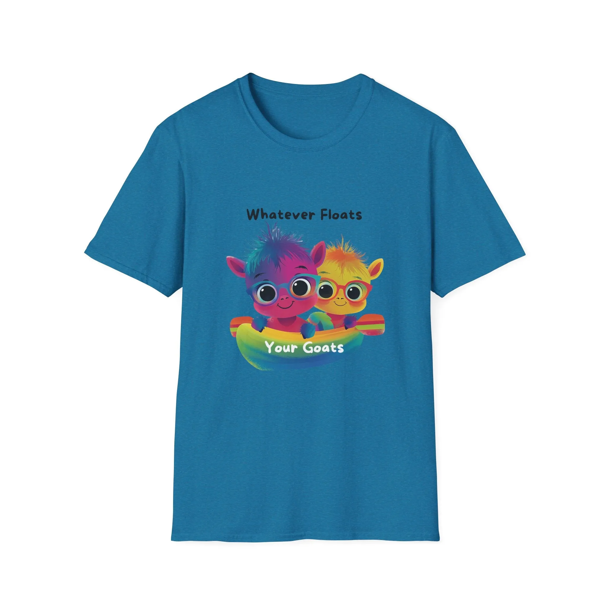 Whatever Floats Your Goats Rainbow Pride T-Shirt | Cute LGBTQ  Tee