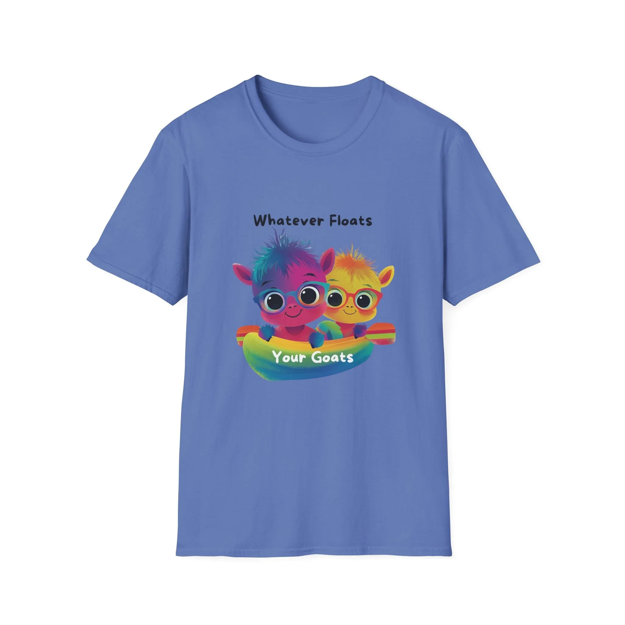 Whatever Floats Your Goats Rainbow Pride T-Shirt | Cute LGBTQ  Tee