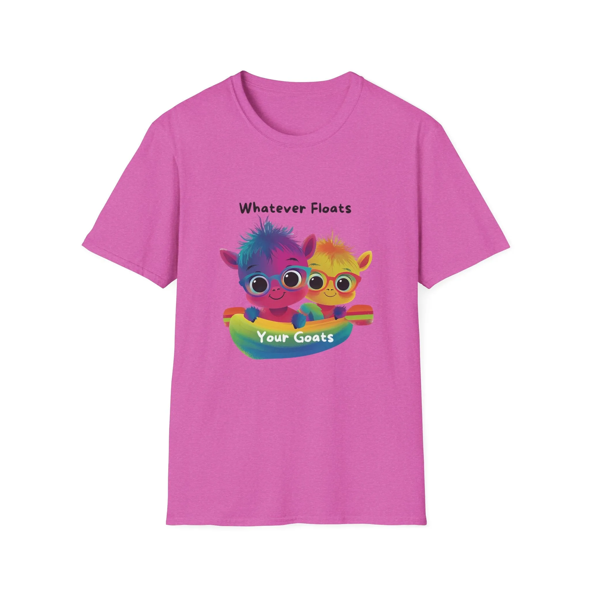 Whatever Floats Your Goats Rainbow Pride T-Shirt | Cute LGBTQ  Tee