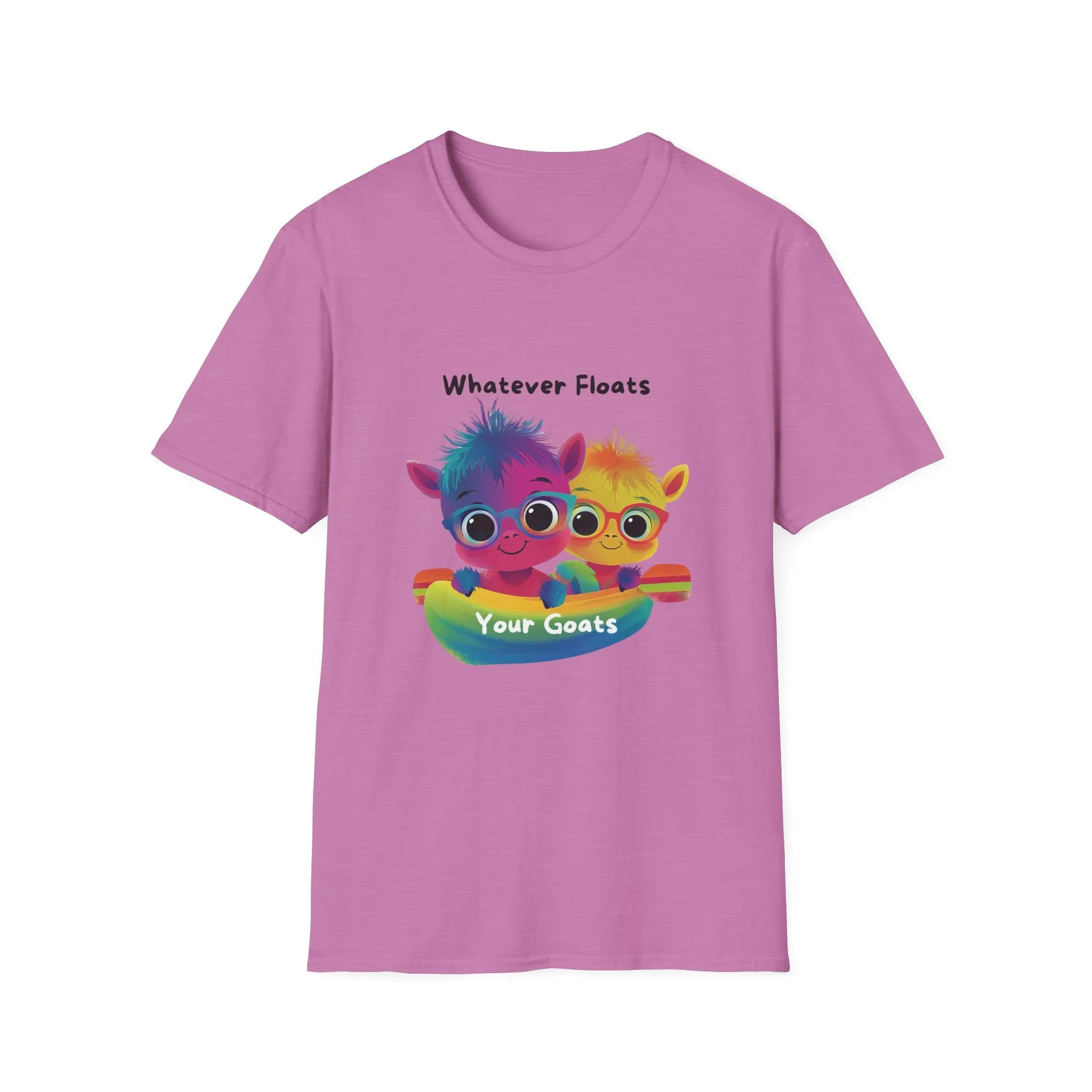 Whatever Floats Your Goats Rainbow Pride T-Shirt | Cute LGBTQ  Tee