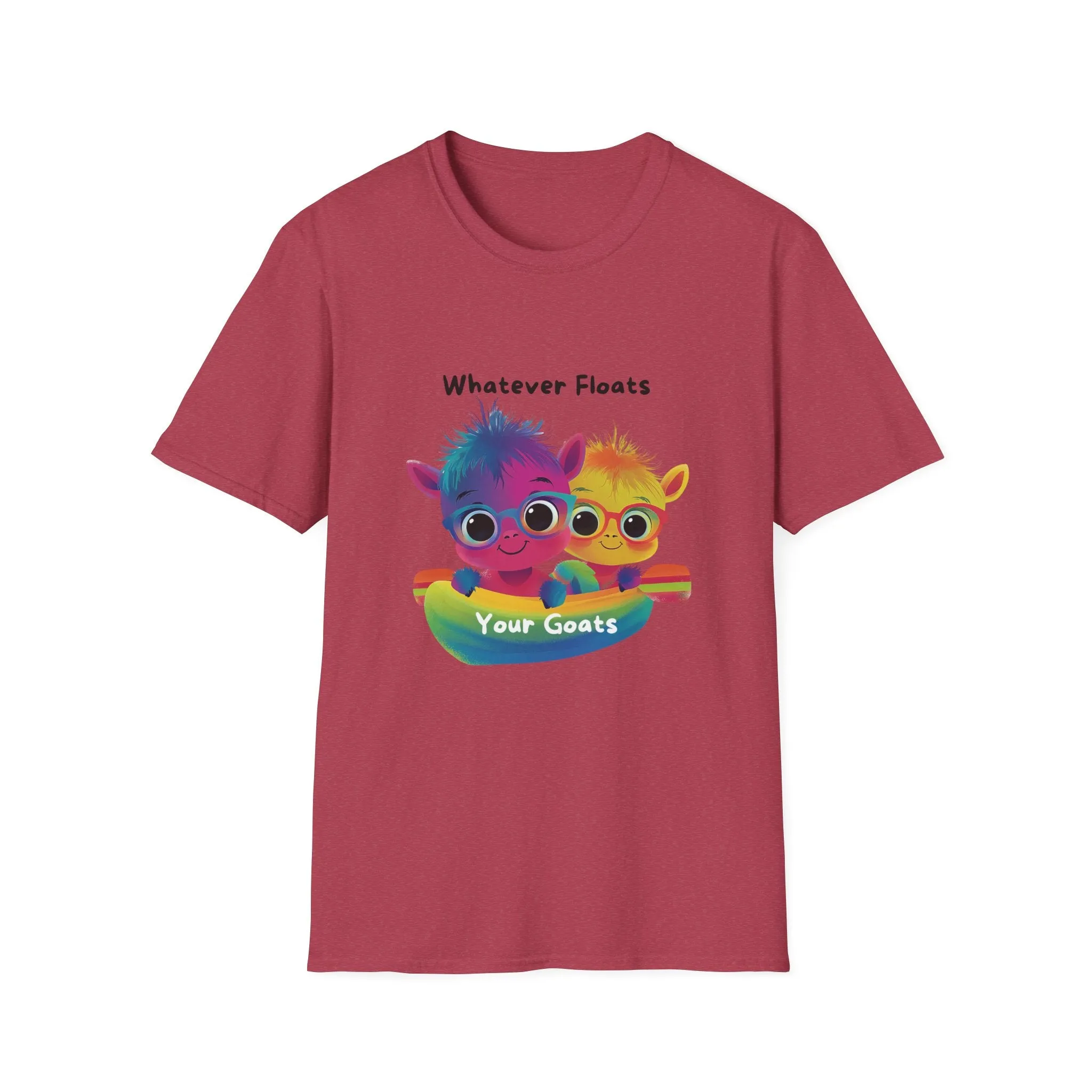 Whatever Floats Your Goats Rainbow Pride T-Shirt | Cute LGBTQ  Tee