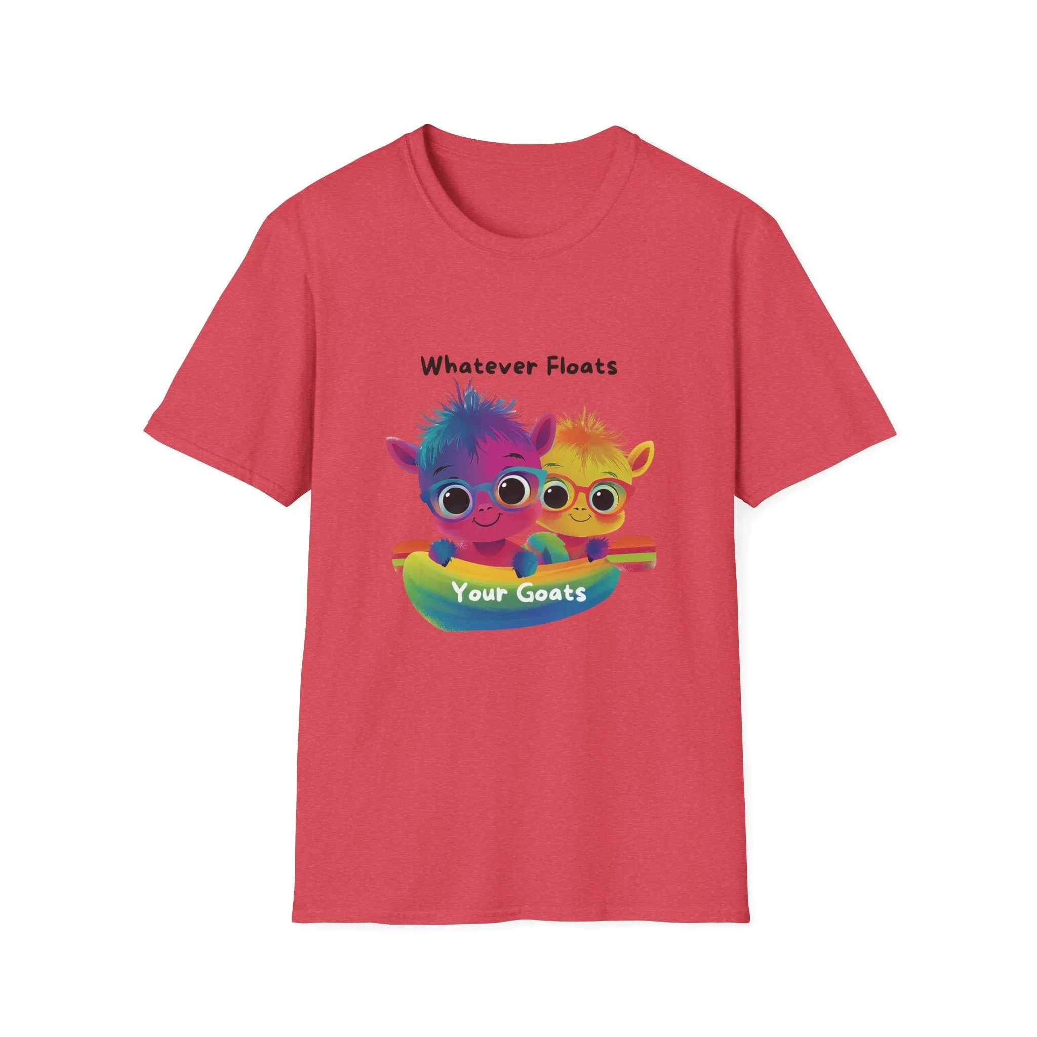 Whatever Floats Your Goats Rainbow Pride T-Shirt | Cute LGBTQ  Tee