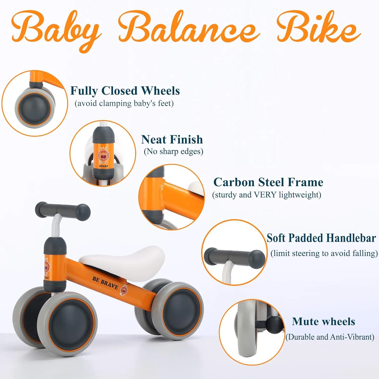 Wheels Toddler Bike, First Birthday Gifts 1st Birthday Gifts | Montessori Toys for 1 Year Old (Blue) BEKILOLE Baby Balance Bike for 1 Year Old Boys Girls Alaskan syllabus commandment 12-24 Month Toddler Balance Bike, 4 