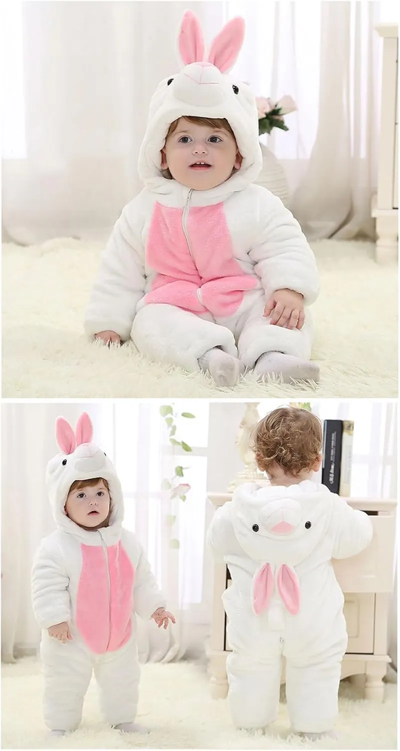 White Bunny 3-6 Months CuteOn Toddler Halloween Costume Onesie Cosplay Romper surround transport Christmas Infants Baby Costume 