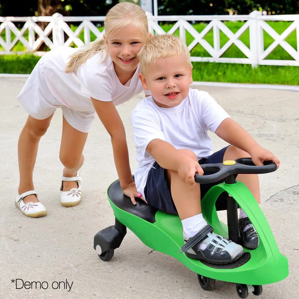Wiggle Scooter Swing Ride On Car - Green