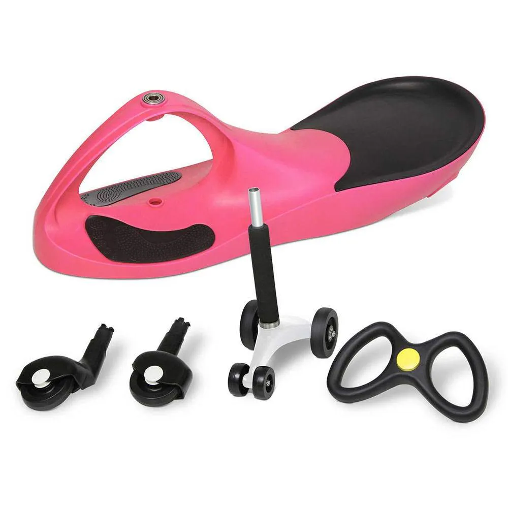 Wiggle Scooter Swing Ride On Car - Pink