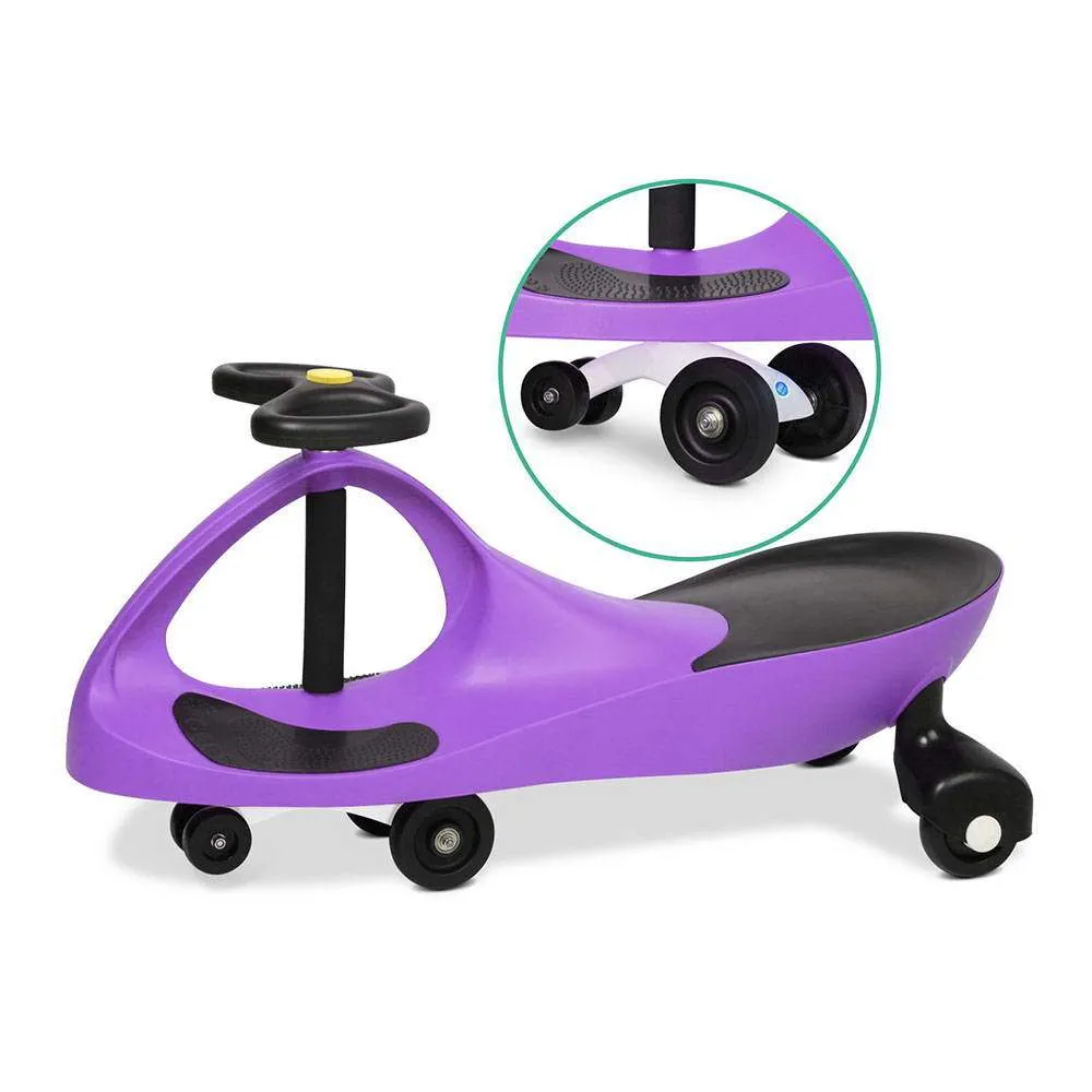 Wiggle Scooter Swing Ride On Car - Purple