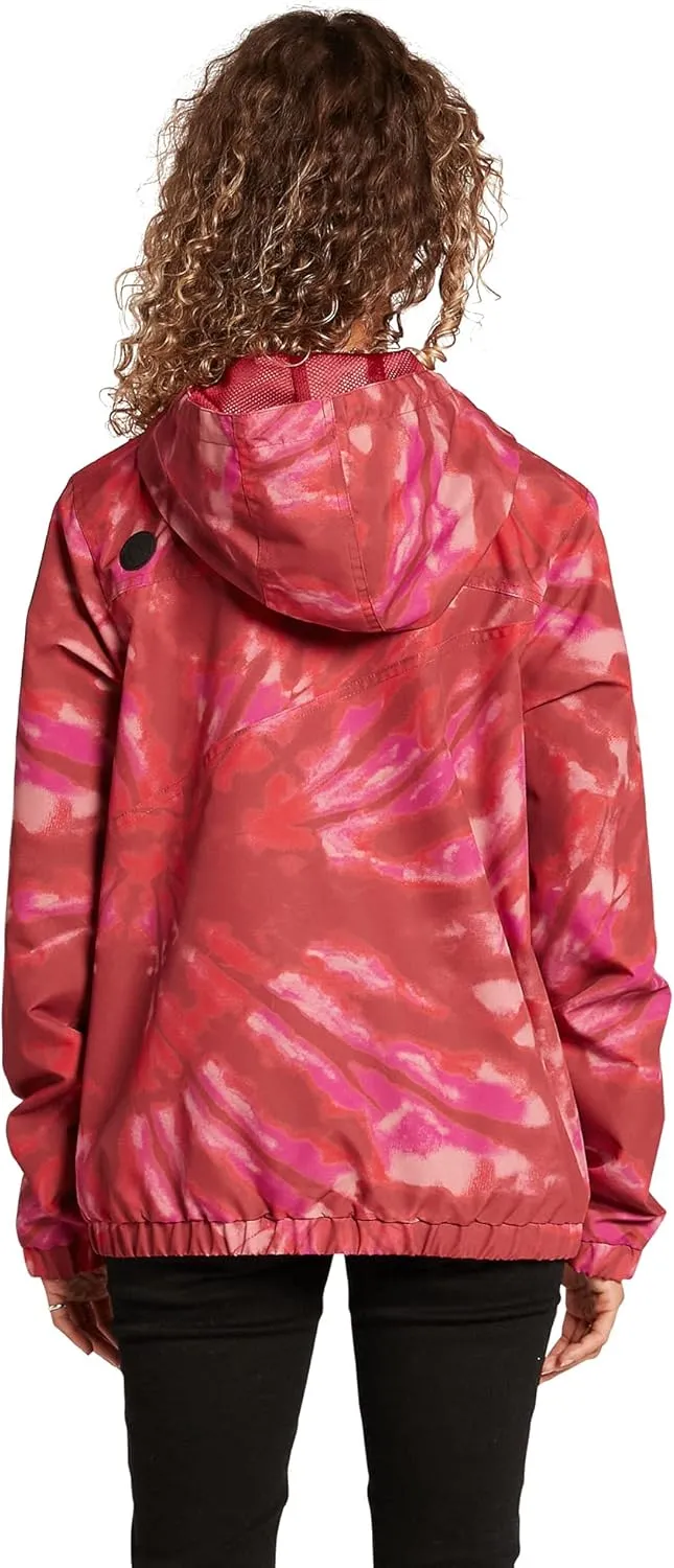 Windbreaker landholder shelter bronze hunt Tasmania shun Jacket (Regular & Plus Size) Volcom Women's Enemy Stone Hooded Zip Front 