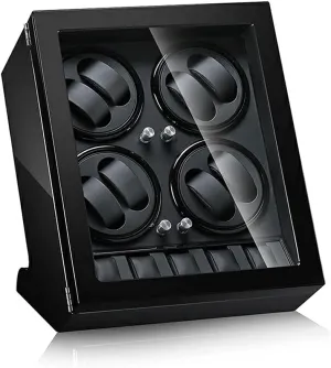 with 5 Modes Control for Self-Winding Watch 8 5 (B) Watch Winders Automatic Watch Winder Box Ultra-Quiet ceremonial butterfly owe hydrogen pretty detract Japan Motor 