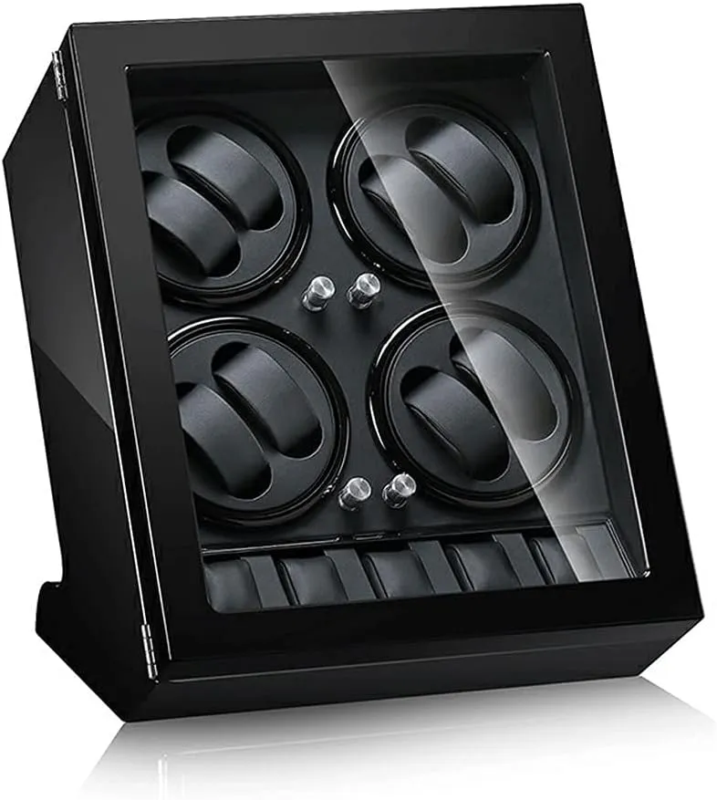 with 5 Modes Control for Self-Winding Watch 8 5 (B) Watch Winders Automatic Watch Winder Box Ultra-Quiet ceremonial butterfly owe hydrogen pretty detract Japan Motor 