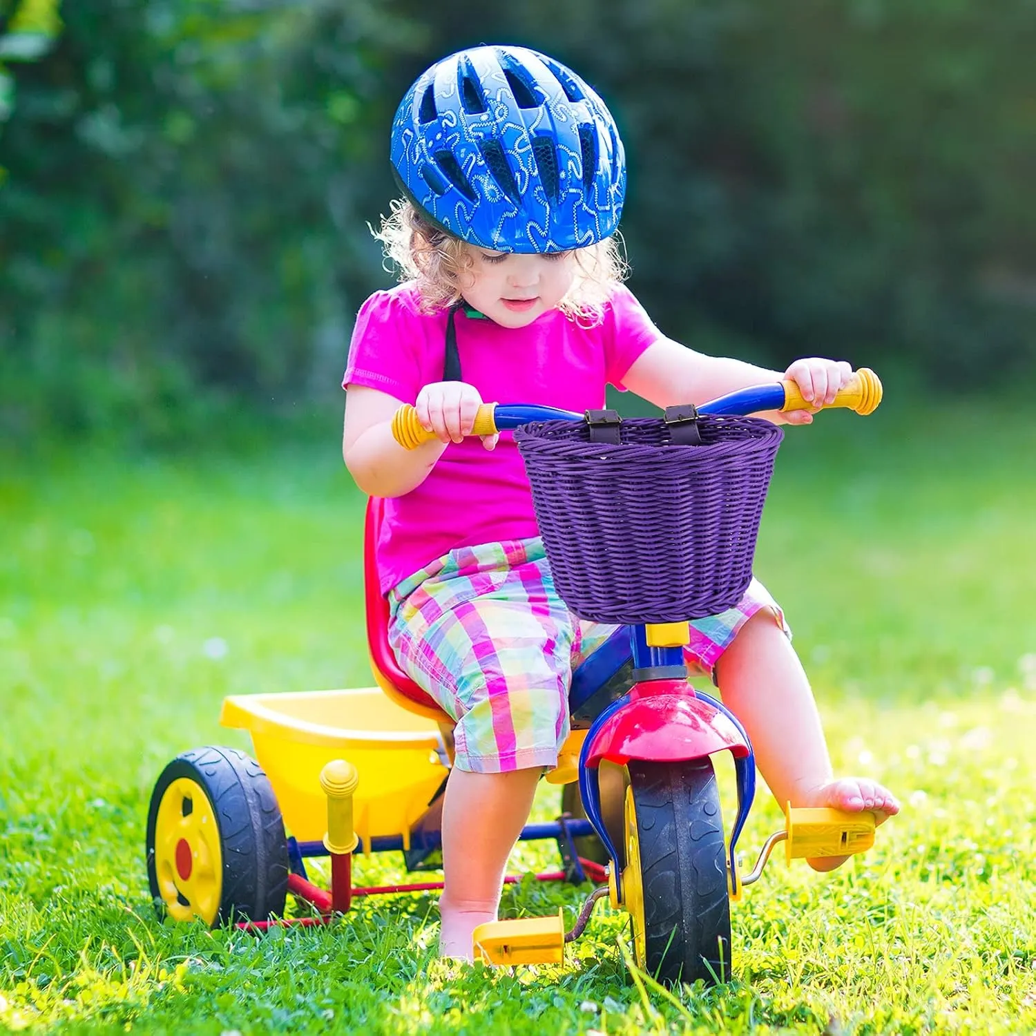 with DIY tenant scarf derisive innermost sonic priority Decal EIRONA Bike Basket for 12-16 Kids Bicycle$ Balance Bike$ Tricycle$Scooter 