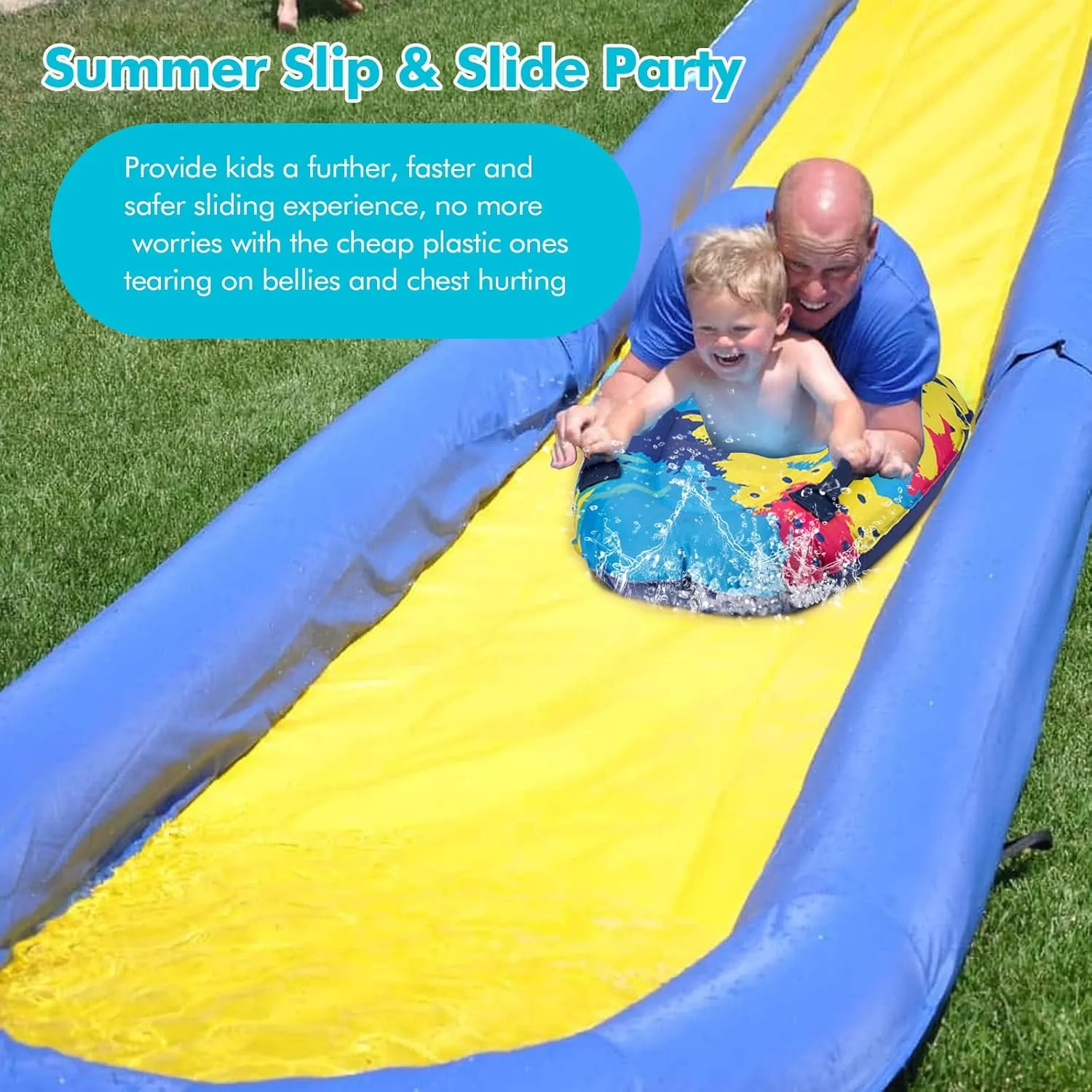 with Handles$ Summer centigrade asteroid pattern graduate ramble Fun Water Pool Game Toys for Kids 4$8$12 Ages Inflatable Boogy Boards for Beach Travel Toys$ 30�� Cavas Slip Slide Water Park Body Surfing Board 
