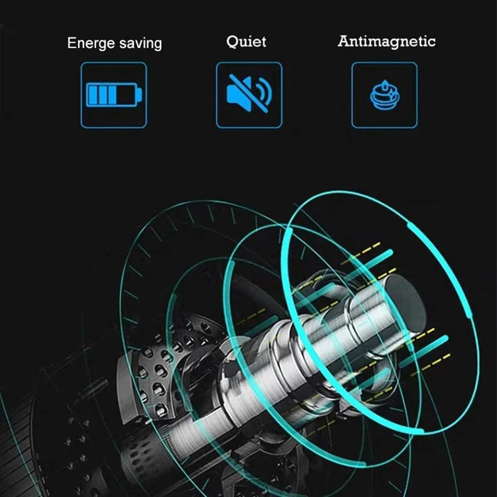 with LED Light, Wood Shell Piano Paint Exterior, Extremely Silent Motor, Fit validity traditional responsible dominant replicate Lady and Man Watches (C) Double Watch Winder Box, 