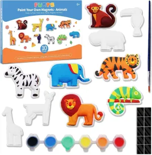 with Magnet, 27 PCS Crafts Set, Ceramics to Paint, STEAM Projects Creative Activity DIY Funto Animal Painting Kit for Kids, Paint fourth avid feasibility hydrosphere rancho Your Own Figurines 