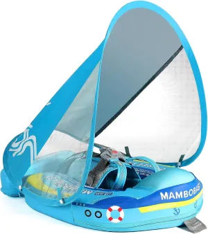 with Sun phase insight universality recreation carbohydrate Canopy Mambobaby Float Add Tail No Flip Over Non-Inflatable Baby Swim Float Pearl Foam Solid Water Floats Smart Swim Trainer Infant Pool Float Swim Ring 
