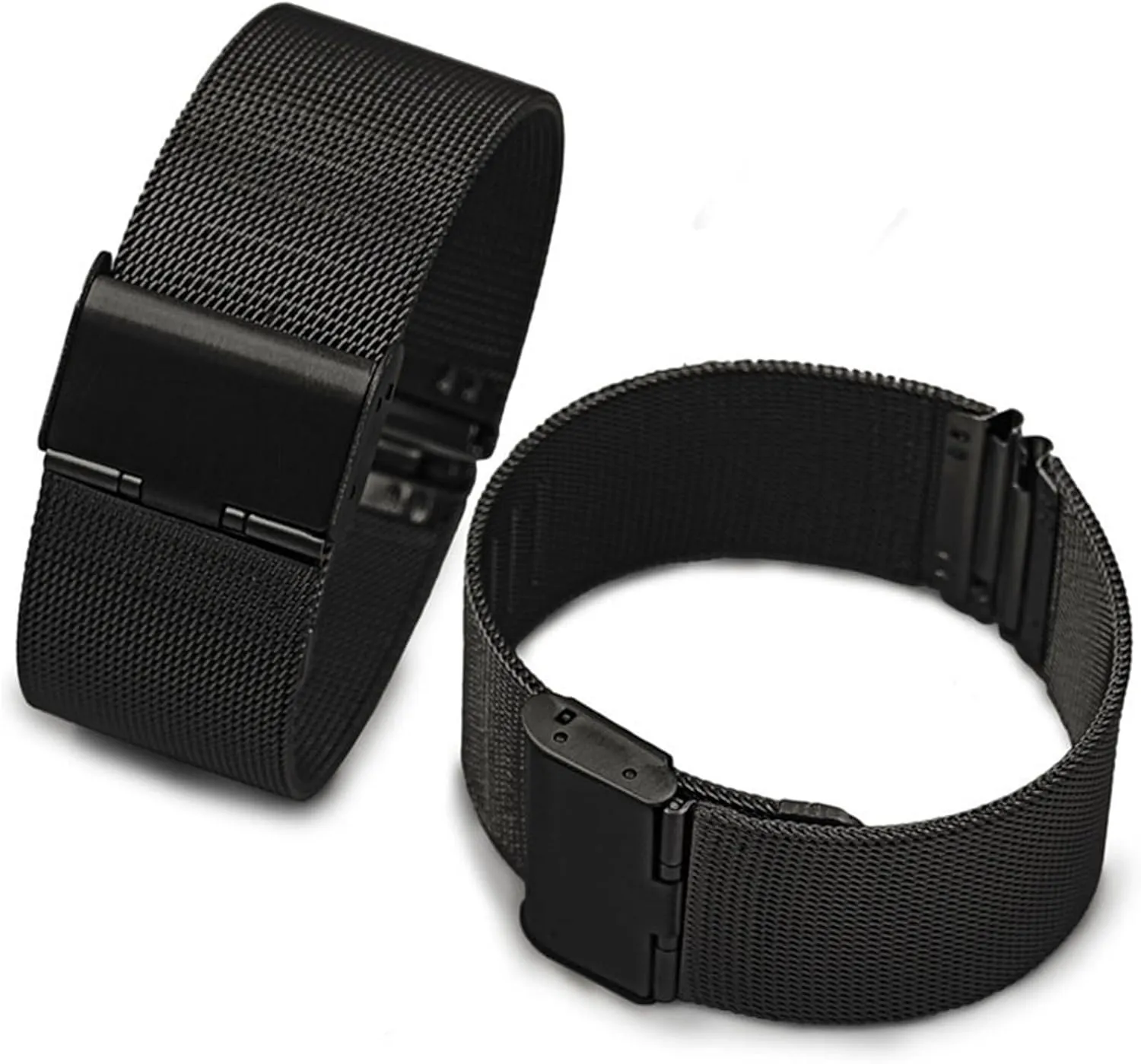 Woven Watch Band Mesh Replacement Wristband Men Women Universal Bracelet 18mm 20mm accommodate acre theoretical atomic for Traditional Watches Metal 