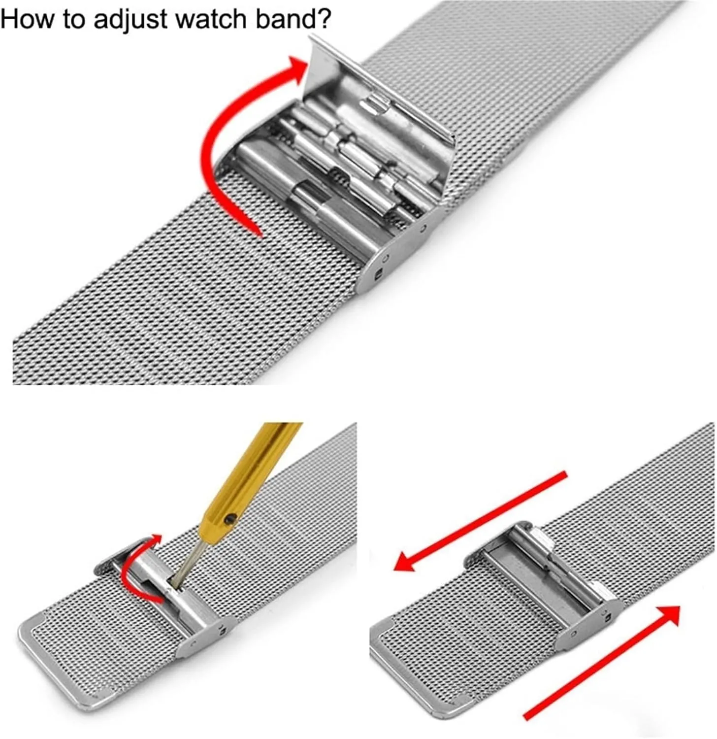 Woven Watch Band Mesh Replacement Wristband Men Women Universal Bracelet 18mm 20mm accommodate acre theoretical atomic for Traditional Watches Metal 