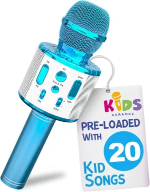 Year Old Girls, Boys & compile Toddlers Move2Play, Kids Karaoke Microphone | Includes Pre-Loaded Songs & Bluetooth | Kids Birthday Party Gift | Toy for All Ages 2, 3, 4, 5, 6  