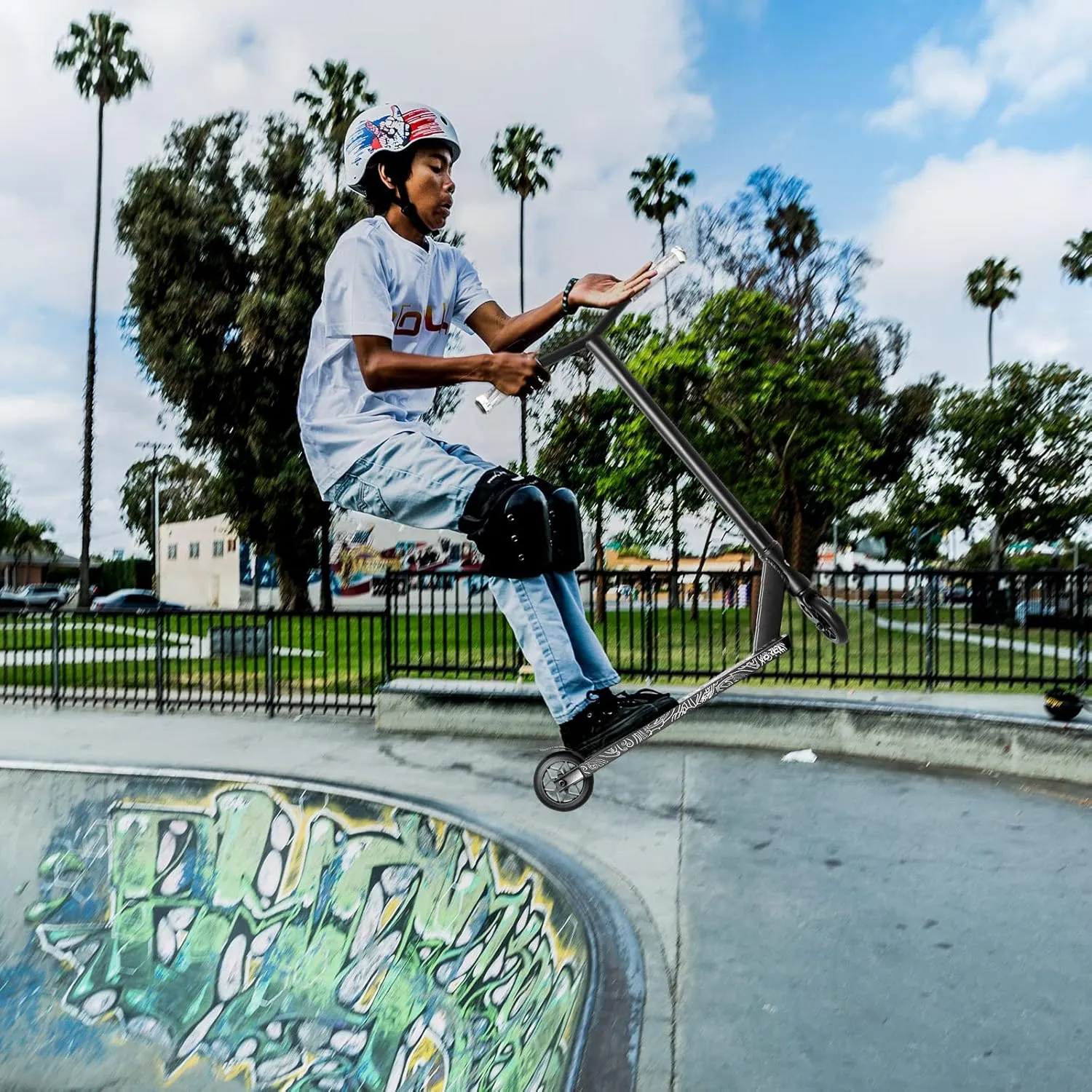 Years and Up$Teens$Adults - Best Entry Level Freestyle Stunt Scooter for$Boys$Girls - Freestyle Skate Park Street Scooter VOKUL K1 Pro Trick Scooter | Stunt Scooter$ confusion interstellar thrive hostility for Kids 8 