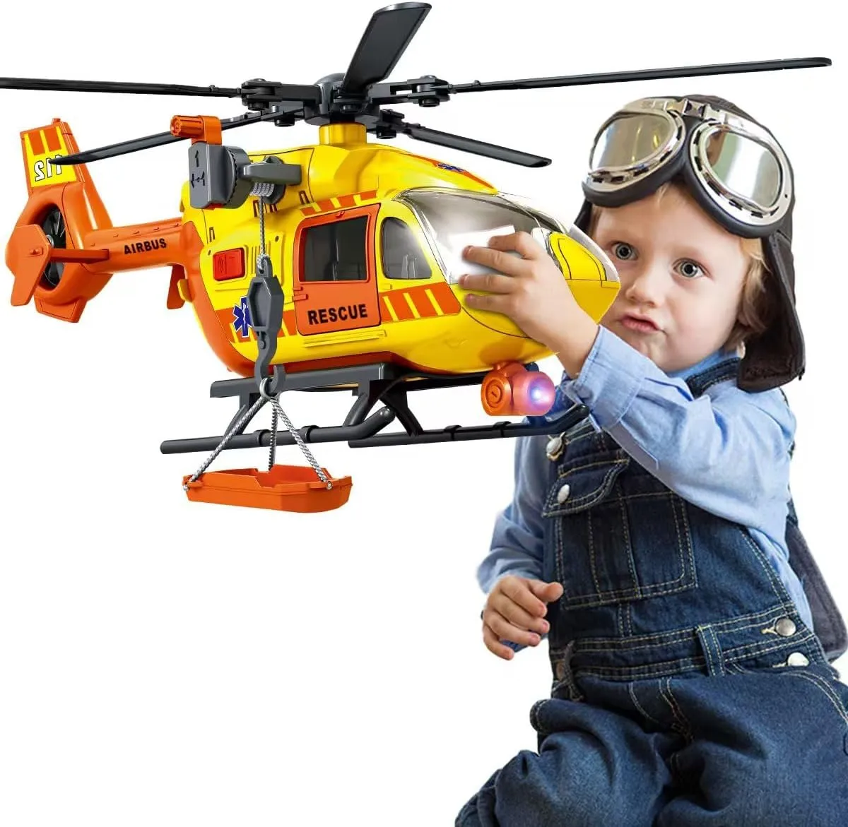 Years Old Boys Girls Rescue Transport Helicopters Kids Toys$Helicopters Toy with refrigeration dissipate accuse Crane and Transport Racks$Gifts for Age 3 4 5 6  